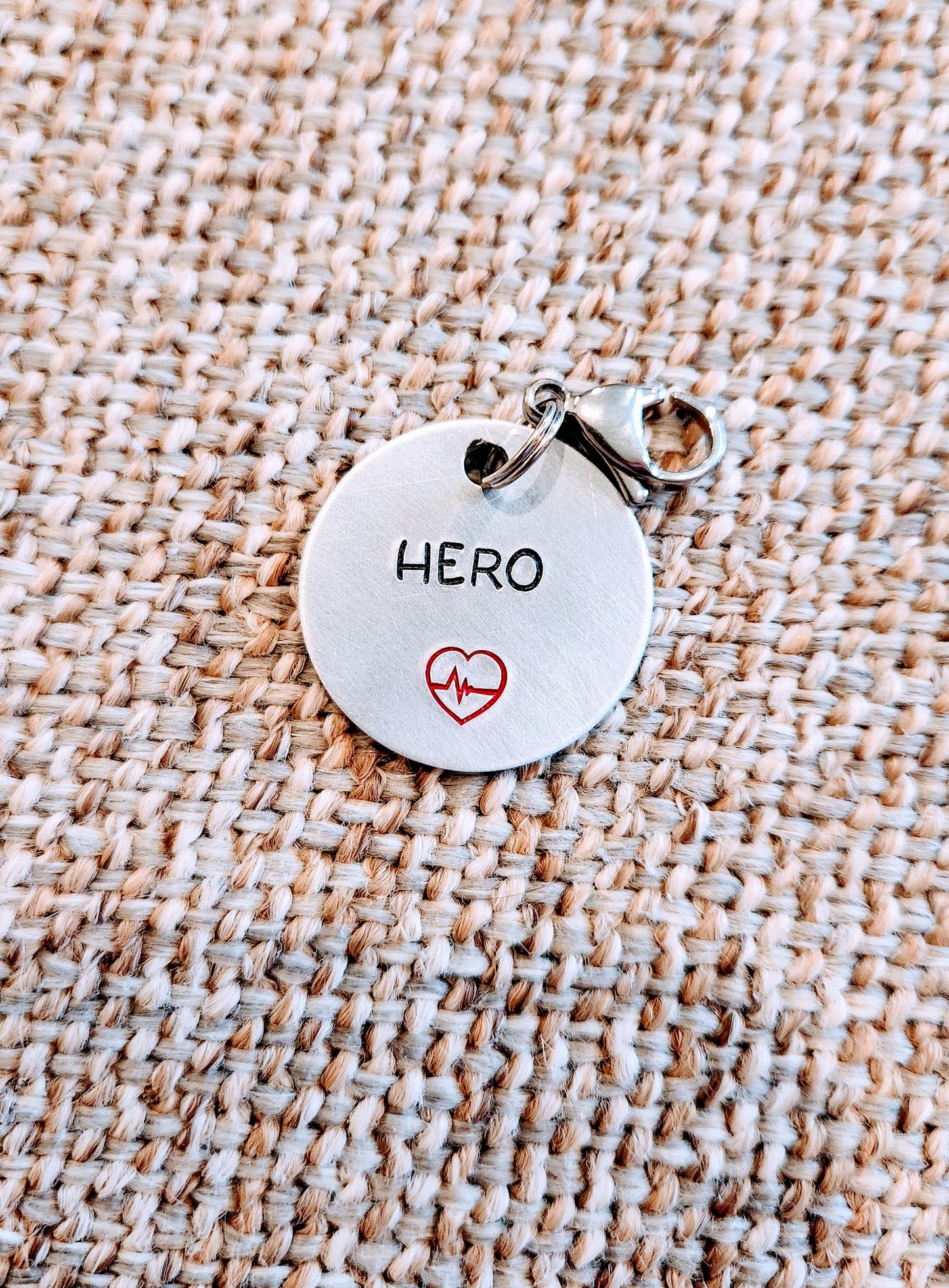 Hero Heart Charm or Magnet