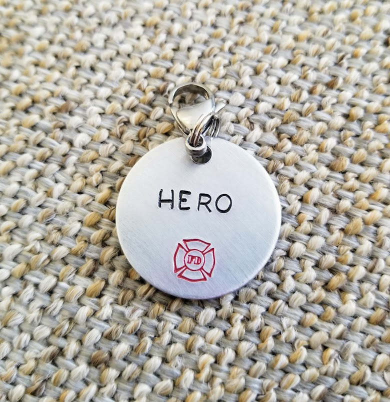 Hero Fire Charm