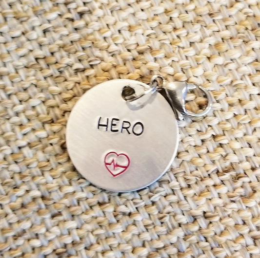 Hero Heart Charm