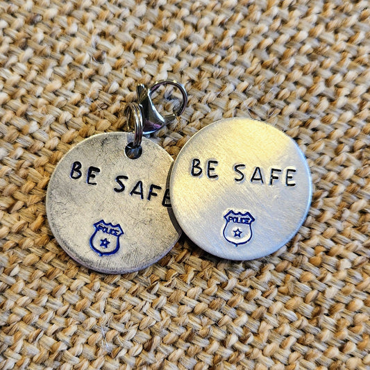 Be Safe Police Charm or Magnet